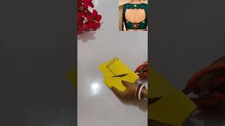 Blouse back neck design ✅💫 #youtubeshorts #nonfollowers #latest #trending #shortvideo #designe #diy
