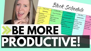 Block Schedule For Productivity Like Jordan Page Work From Home Series Youtube