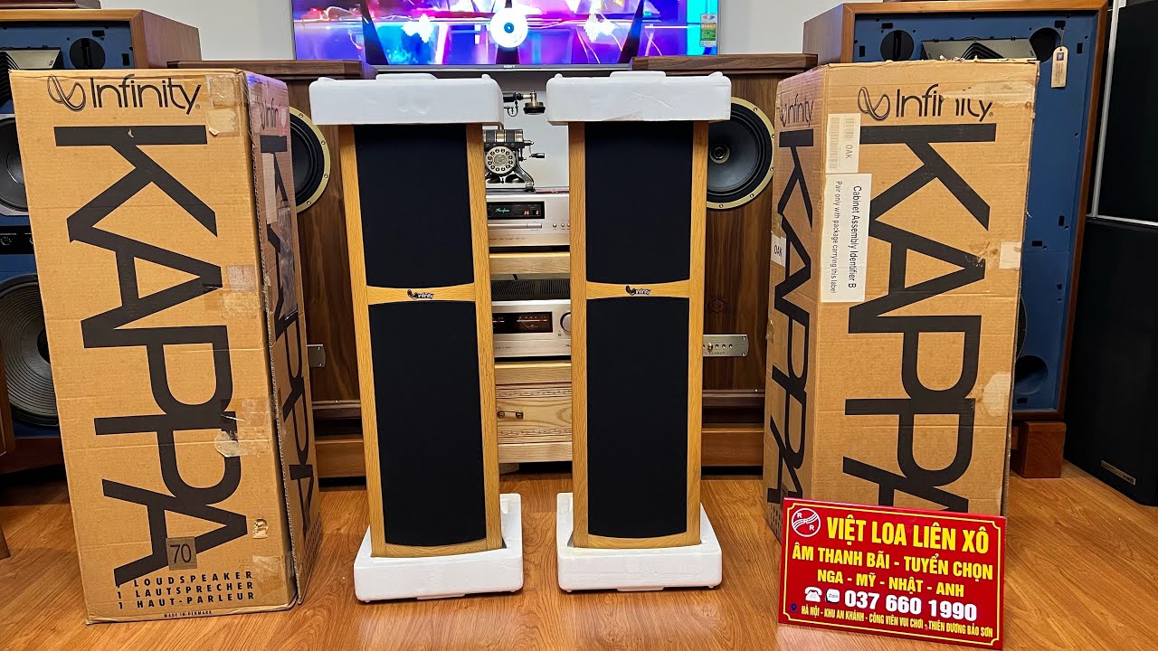 Loa Infinity Tuyệt Phẩm Loa👉Infinity Kappa - 70 👉Hoa Hậu - Nguyên Thùng Xốp. Đẹp Mới ...