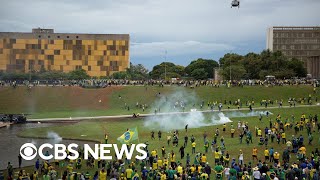 Supporters of Brazil's former President Jair Bolsonaro storm nation's Congress, Supreme Court