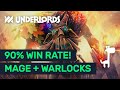 HEALING DRAGON MAGE!! Dota Underlords Mage Warlock 90% Win Rate Build!