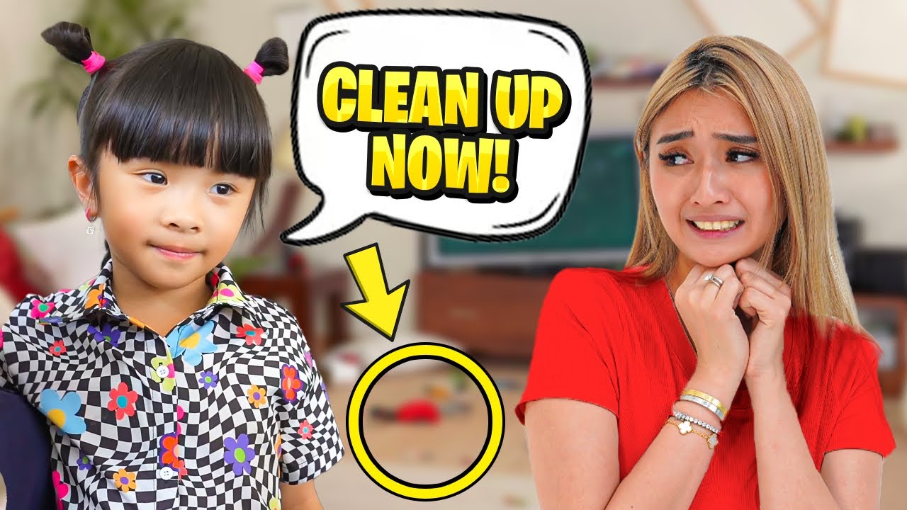 My 5 Year Old Daughter Forces Us to Clean Up the House