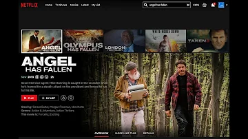 Can I watch Angel has fallen on Netflix?