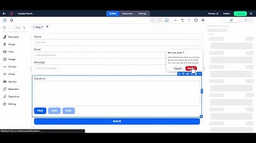 How to Create Electronic Signature Form in WordPress | Bit Form