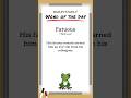 BD: Word of the Day - Fatuous