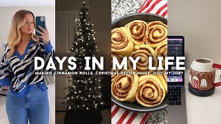 VLOG: Quitting my job (), Christmas Decorating/Decor Haul, Cinnamon Rolls Recipe
