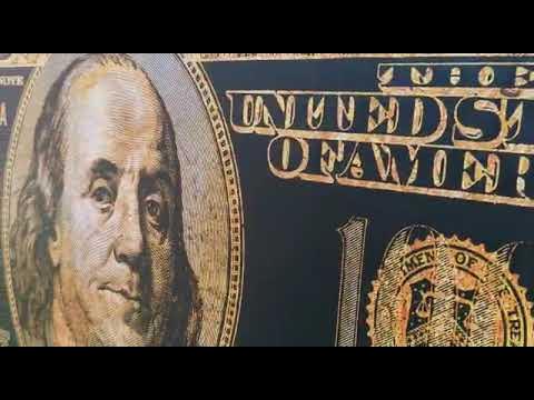 Денежная картина на холсте "Золотой доллар" 🔥 - YouTube