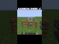 Rainbow Sheep Tutorial 🐑 🌈🤍 #minecraft #gaming #trending #viral #shorts