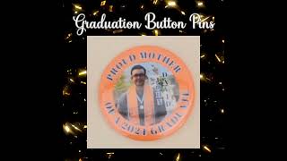 Graduation Button Pins