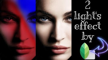 dual light effect snapseed