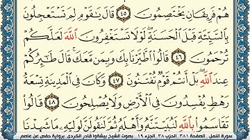 27-سورة النّمل/القارئ الشيخ بيشةوا قادر الكردي "Al-Qari Sheikh Bishwa Qadir Al-Kurdi