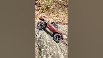 SCX24 C-10 AKA DARTH MAUL ON THE PRUDENTIAL ROCK! #scx24 #injora #proline #microcrawler #trending