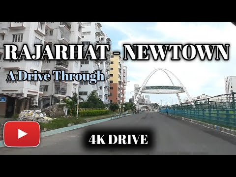 New Town Area   A Drive Through  Rajarhat  Newtown  Kolkata City Tour By Car  Esteem Service