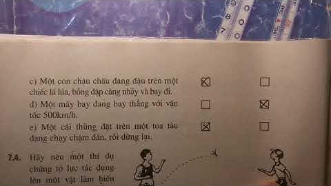 Giải sách bài tập vật lý 6 bài 7 năm 2024