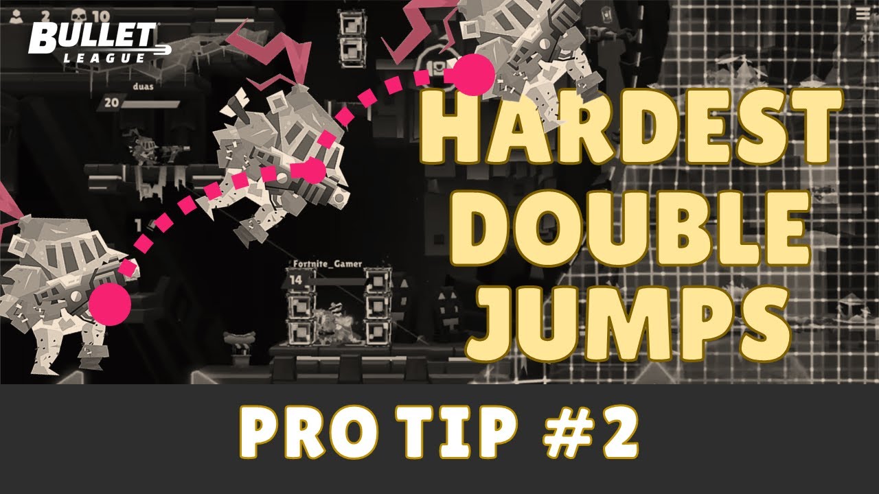 Hardest double jumps of Doom Island || Bullet League Pro Tip