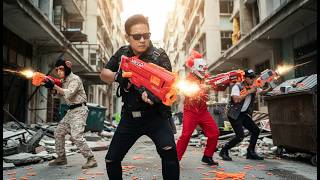 LTT Films : Hero Silver Flash: Daring Escape From The Shadow Syndicate's Nerf Guns Crime