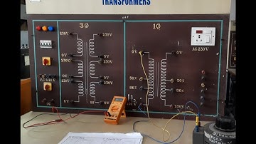 Polarity & Ratio Tests of a single phase transformer