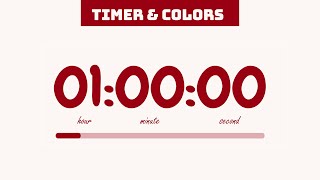 Famous 1 Hour Countdown | 🍒 Aura Cherry Vanilla v2 | 60 Minute Study Timer Profile