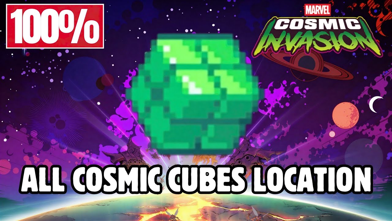 Marvel Cosmic Invasion - All Cosmic Cubes Locations 100% Guide Walkthrought