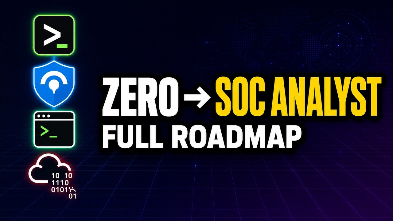 Complete Roadmap to Becoming a SOC Analyst