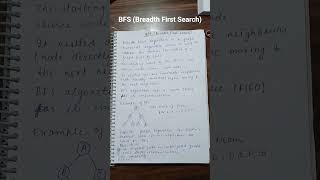 BFS (Breadth First Search)#graphtraversal #graph #tree  #algorithm #BFS #DFS