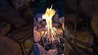Remember the important things in life! Family, friends, make sure to enjoy them. #campfire #asmr