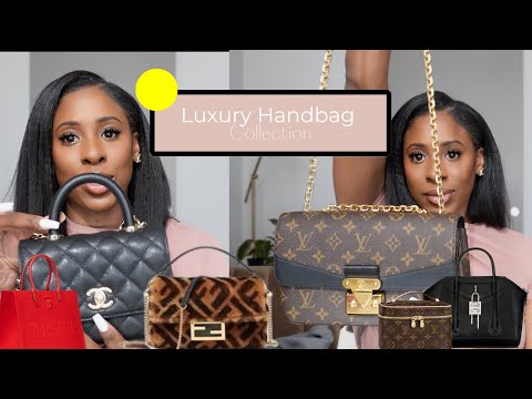 DESIGNER HANDBAG COLLECTION| Chanel, Louis Vuitton, Fendi| My Luxury Handbag | MORGAN GORDON