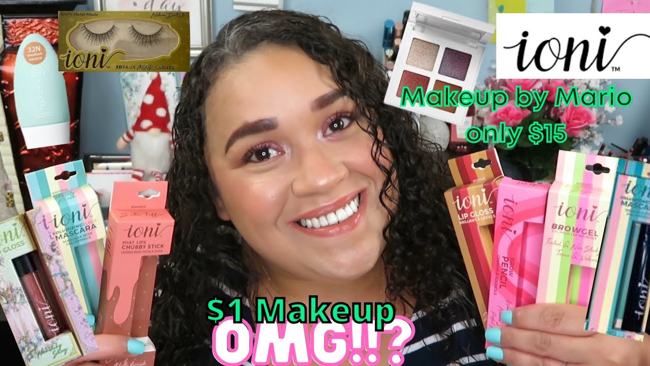 New 1 Ioni Cosmetics Makeup At Dollar TreeTRY ONReviewMakeup by
