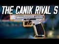 The Canik SFx Rival-S Steel Frame Pistol