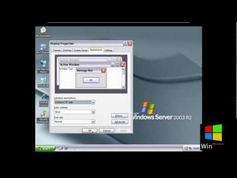 How to get the Windows XP 'Luna' theme in Windows Server 2003 and Windows Server 2003 R2