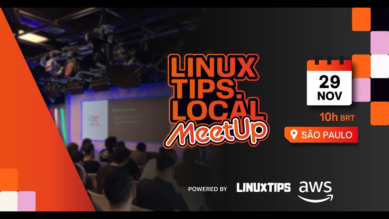 Transmissão MeetUp.local na AWS
