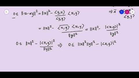 Functional Analysis Module III Class 6 Schwarz and Triangle inequality