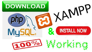 Download and Install XAMPP on Windows PC | create PHP MySQL database