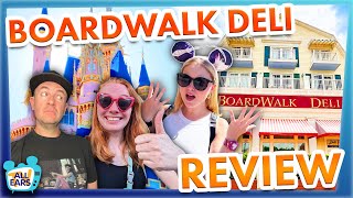 Eating EVERYTHING at Disney World's NEW Restaurant -- BoardWalk Deli