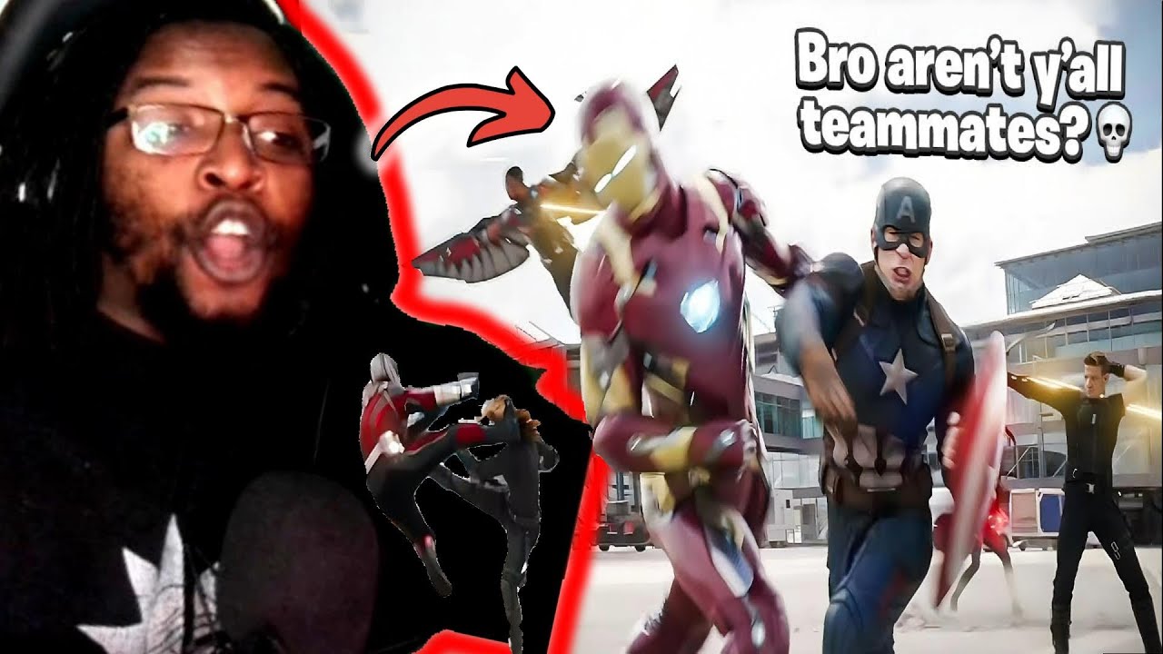 Когда МСТИТЕЛИ устроили ГРАЖДАНСКУЮ ВОЙНУ в аэропорту / Реакция DB