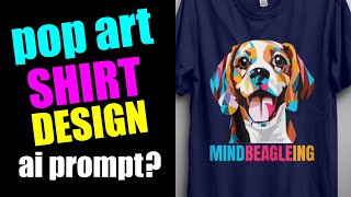 WPAP POP ART PORTRAIT T-SHIRT DESIGN in Illustrator