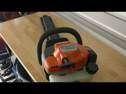 Review of a Husqvarna 122 HD 45 hedge trimmer