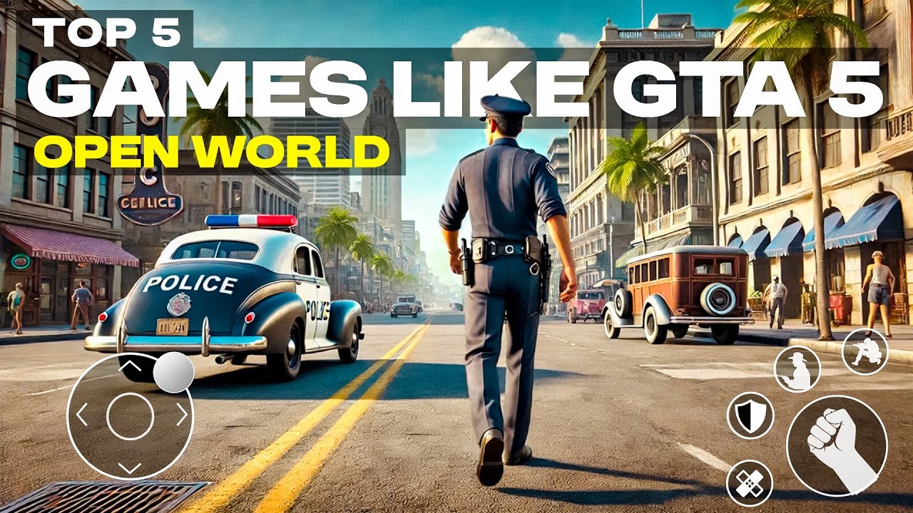 Top 5 Best Open World Games Like GTA 5 For Android 2025 🔥 | Top 10 ...