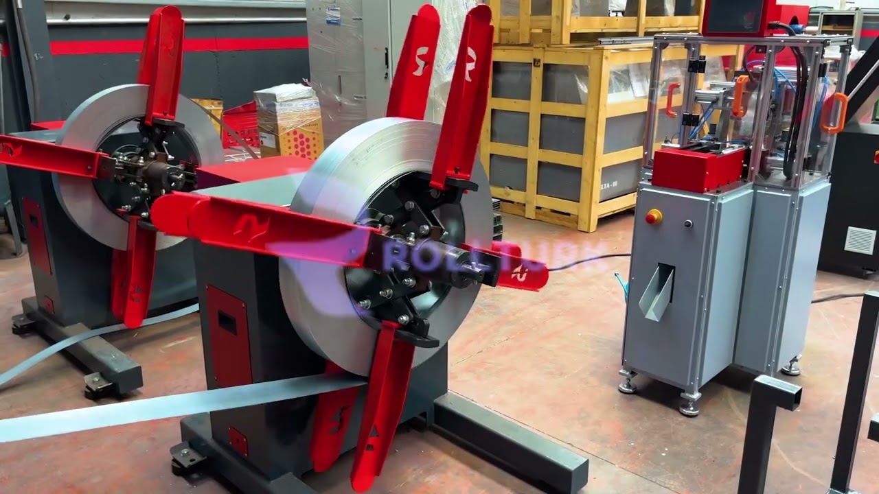 havalandırma flanş rollforming üretim hattı