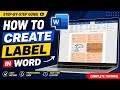 How to Create Label in Word | Step-by-Step Easy Method