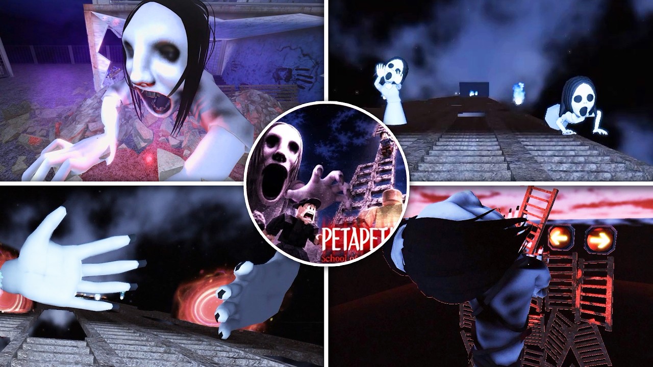 How to WIN *NEW* Level 5 Update PETAPETA: School of Nightmares | Roblox