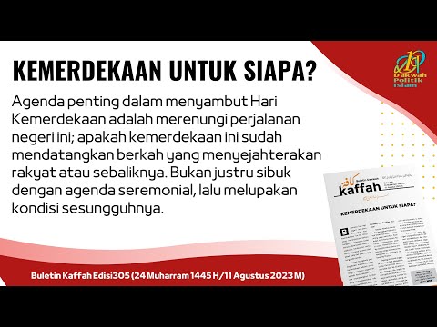 Video: Untuk Siapa Proklamasi Kemerdekaan?