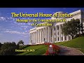 Message of the Universal House of Justice - December 31, 2025