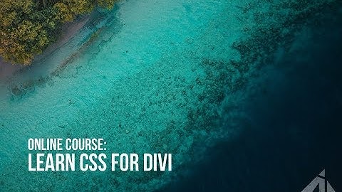 Online Course - Learn CSS for Divi