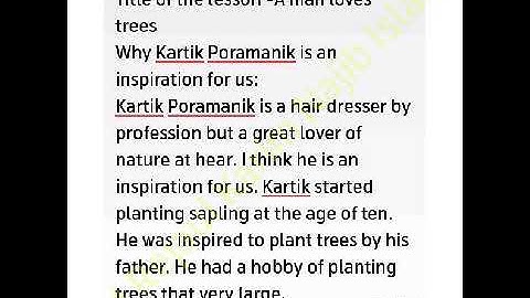 Class Eight English Assignment 2