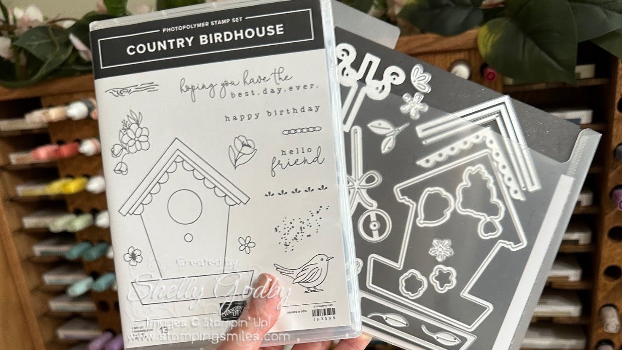 Up Country Birdhouse Card Designs with Stampin' Up! Country Birdhouse Bundle - YouTube