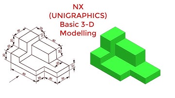 NX Tutorial 2: Basic 3D Modelling for Beginner in NX Unigraphics (With Narration) || C for CAD ||