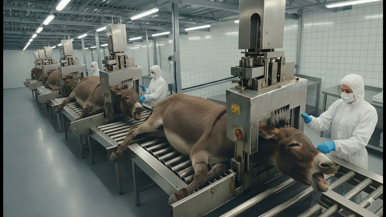Inside the World’s Largest Donkey Leather Factory – Full Industrial Process Revealed