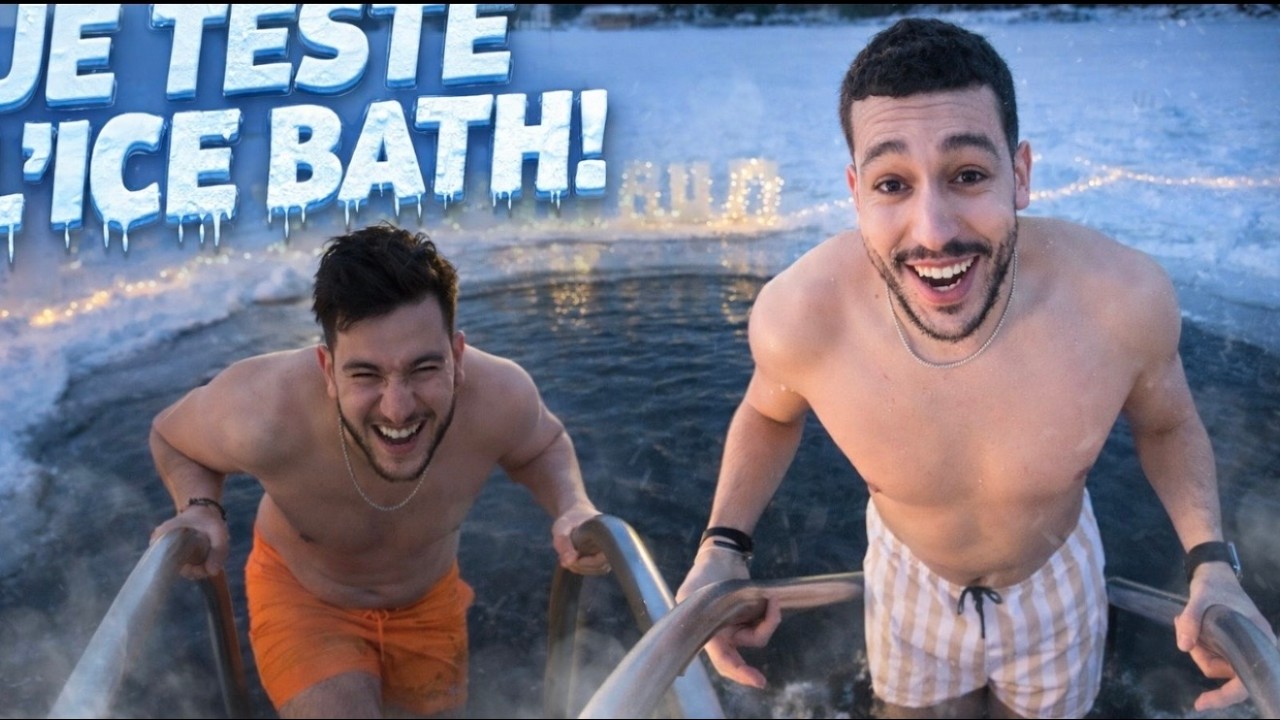 24h a Helsinki avec mon cousin d'Algérie ( on teste la baignade dans le lac glacé🥶