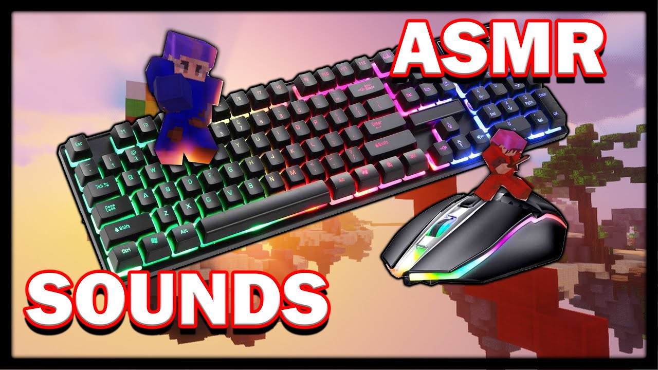 Keyboard + Mouse Sounds ASMR | Hypixel Bedwars Solo
